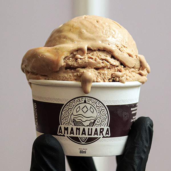 Sorvete Amanauara sabor DOCE DE LEITE