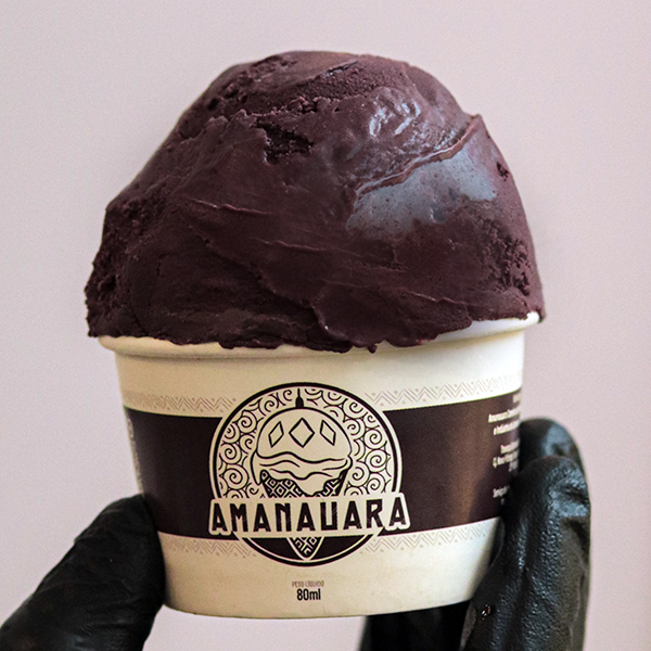 Sorvete Amanauara sabor SORBET DE AÇAÍ